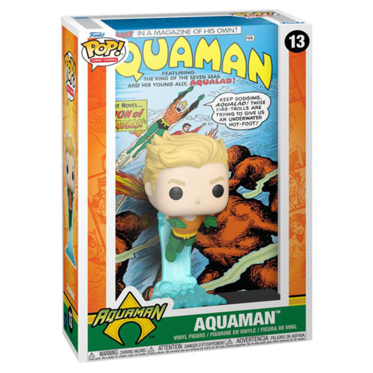 DC Comic - Aquaman Pop! Cover