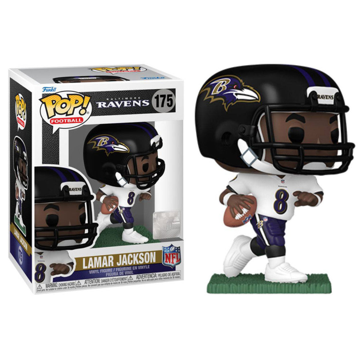 NFL: Ravens - Lamar Jackson (Away) Pop! Vinyl