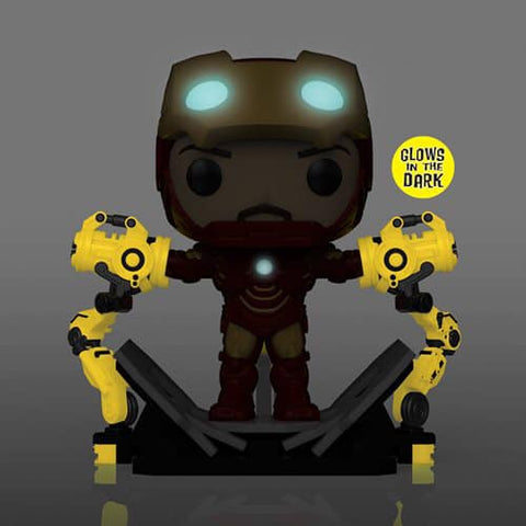 Image of Iron Man 2 - Iron Man Mark IV with Gantry Metallic Pop! Deluxe