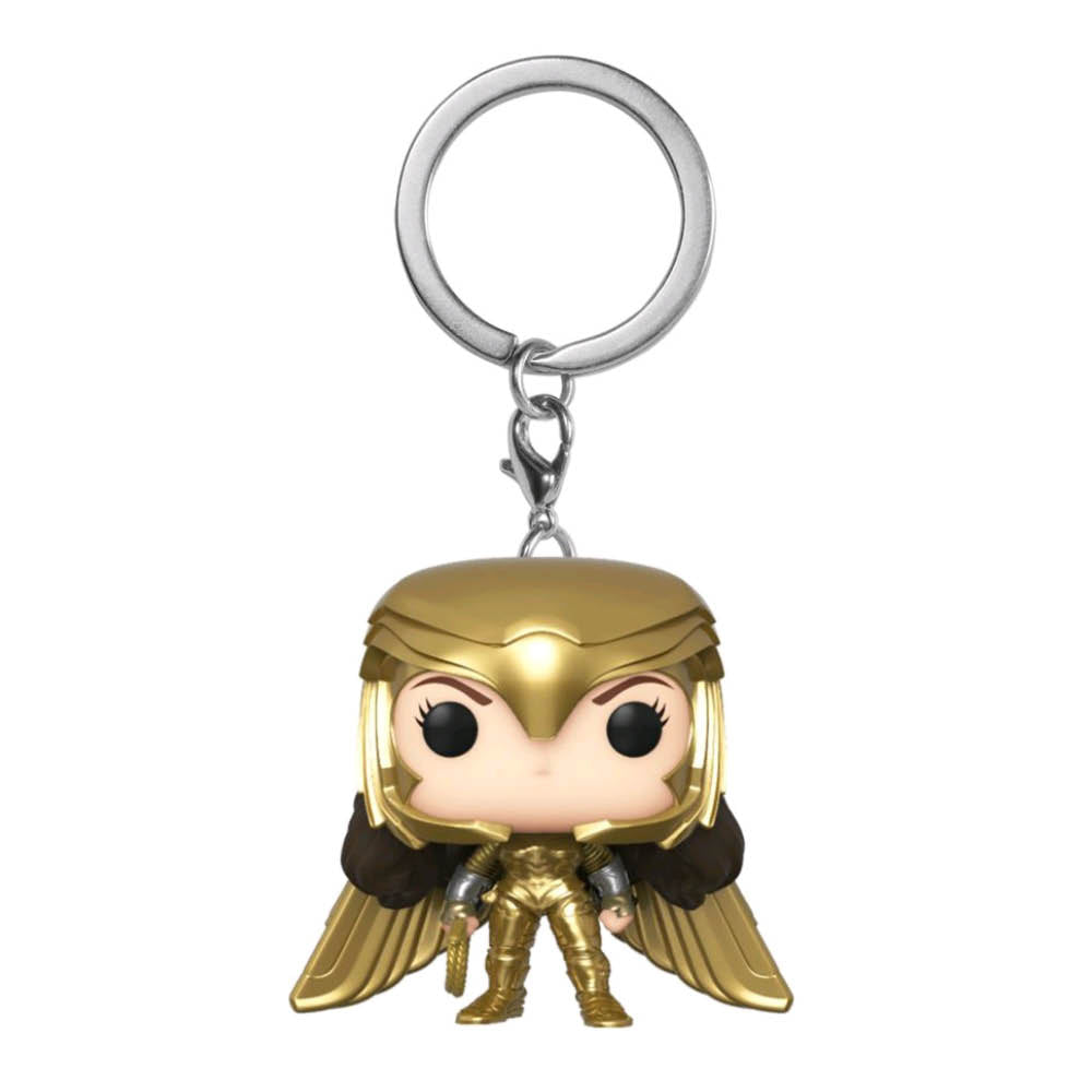 Wonder Woman: 1984 - Wonder Woman Gold Power Pose Pocket Pop! Keychain