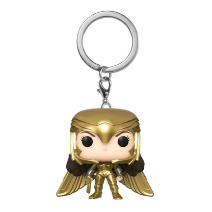 Wonder Woman: 1984 - Wonder Woman Gold Power Pose Pocket Pop! Keychain