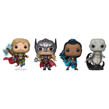 Thor 4: Love and Thunder - Thor Mighty Thor Valkyrie & Gorr US Exclusive Pop! 4-Pack