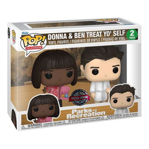 Parks & Rec - Treat yoself US Exclusive Pop! Vinyl 2-Pack