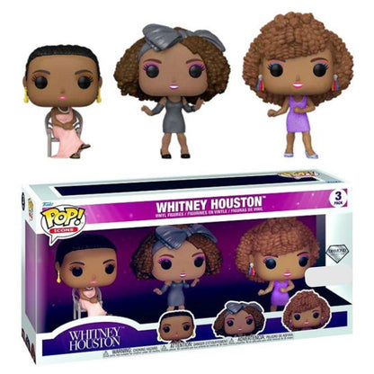 Whitney Houston - Diamond Glitter US Exclusive Pop! Vinyl 3-Pack