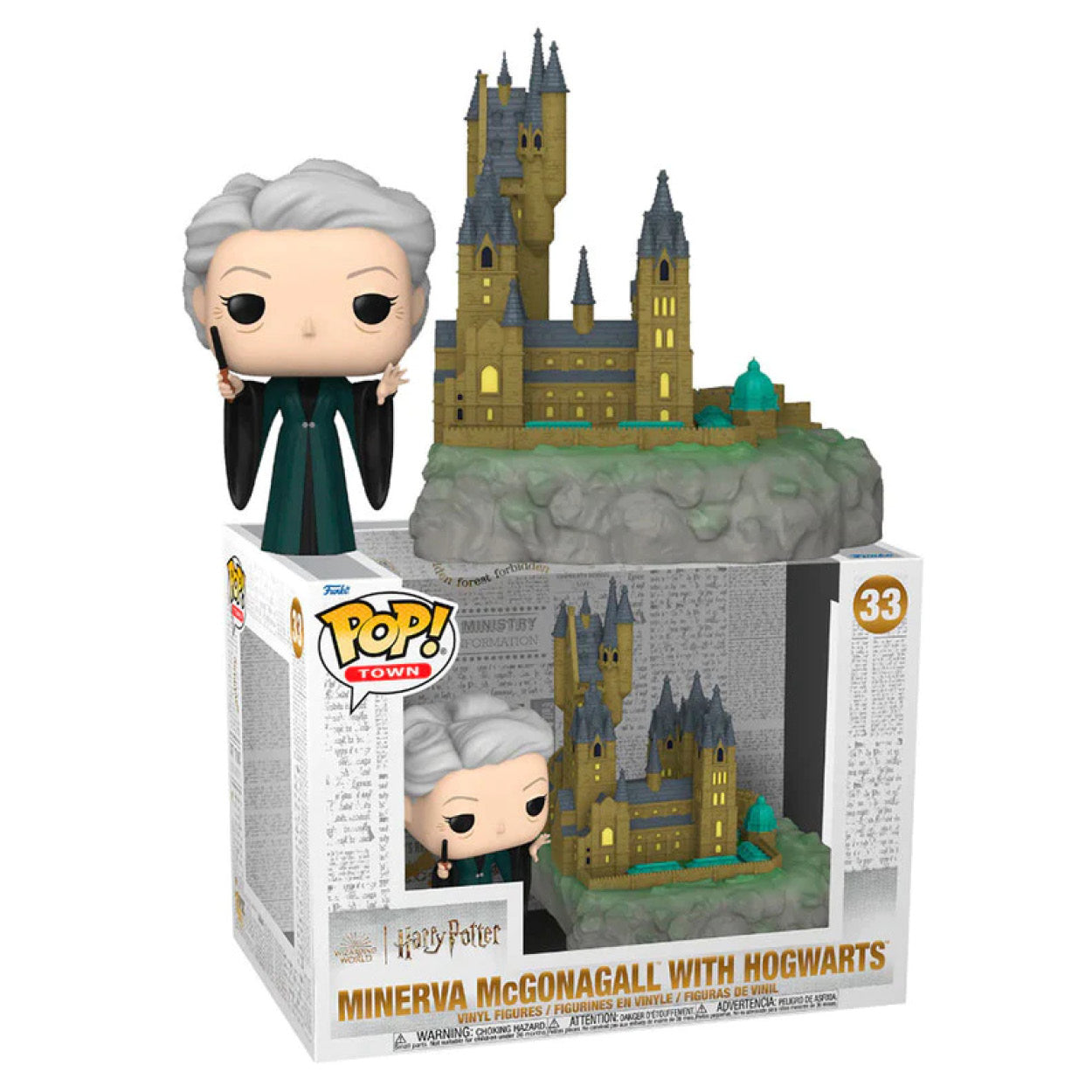 Harry Potter - Minerva McGonagall with Hogwarts Pop! Town