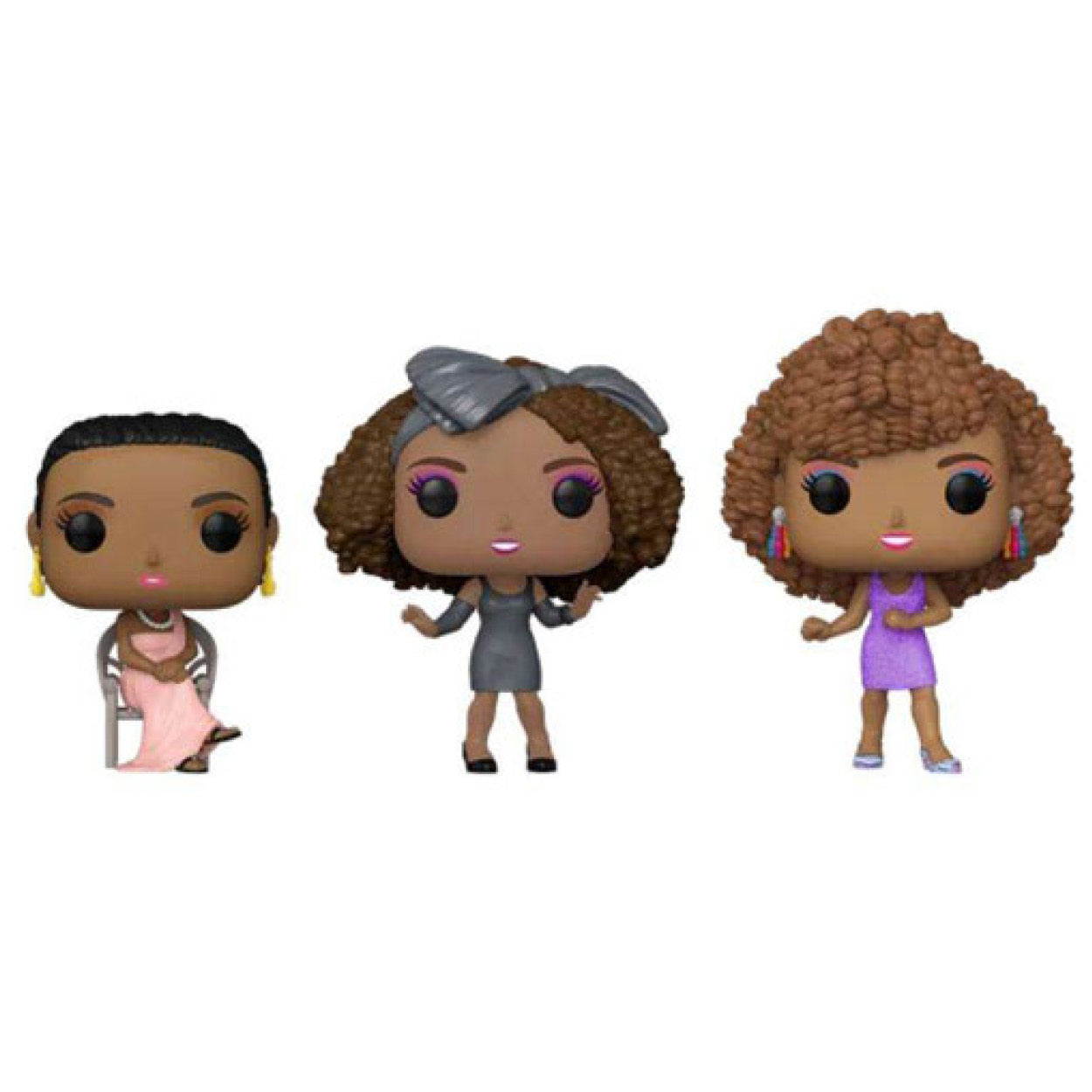 Whitney Houston - Diamond Glitter US Exclusive Pop! Vinyl 3-Pack