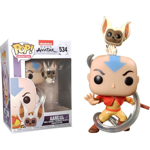 Avatar The Last Airbender - Aang with Momo Pop! Vinyl