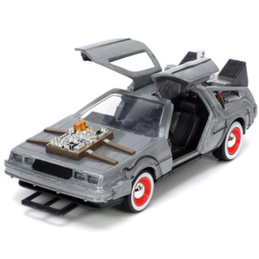 Back to the Future Part III - DeLorean Time Machine 1:32 Scale Hollywood Ride