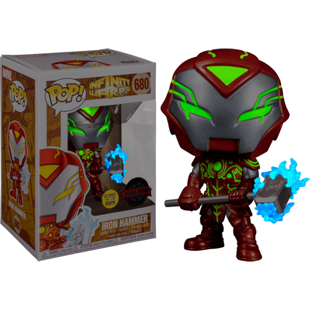 Infinity Warps - Iron Hammer Metallic Glow US Exclusive Pop! Vinyl