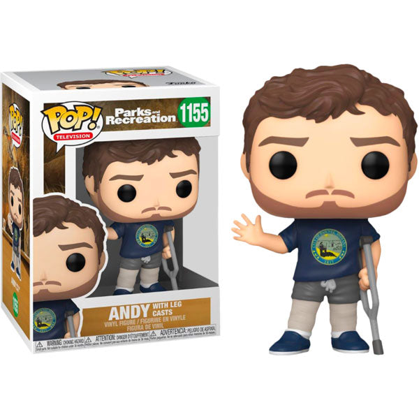 Parks and Recreation - Andy with Leg Casts US Exclusive Pop! Vinyl