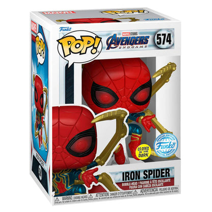 Avengers 4: Endgame - Iron Spider with Nano Gauntlet Glow US Exclusive Pop! Vinyl