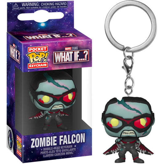 What If - Zombie Falcon Pocket Pop! Keychain