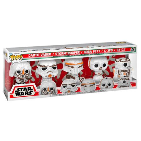 Image of Star Wars - Snowman US Exclusive Pop! Vinyl 5-Pack