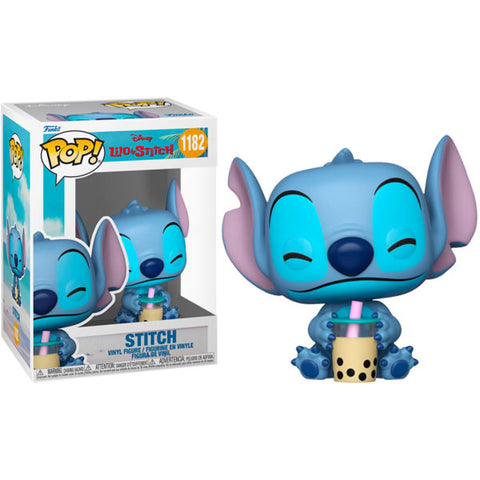 Image of Lilo and Stitch - Stitch with Boba Tea US Exclusive Pop! Vinyl