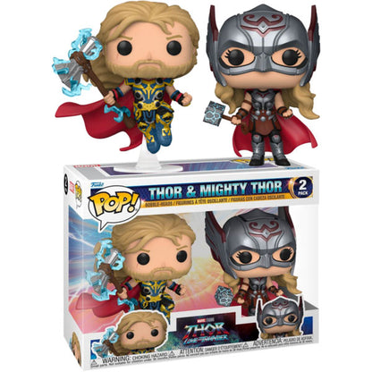 Thor 4: Love and Thunder - Thor & Mighty Thor US Exclusive Pop! 2-Pack