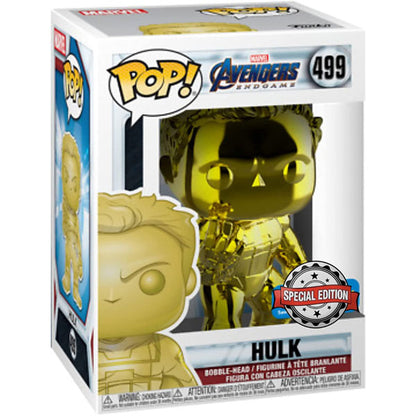 Avengers 4: Endgame - Hulk Yellow Chrome US Exclusive Pop! Vinyl