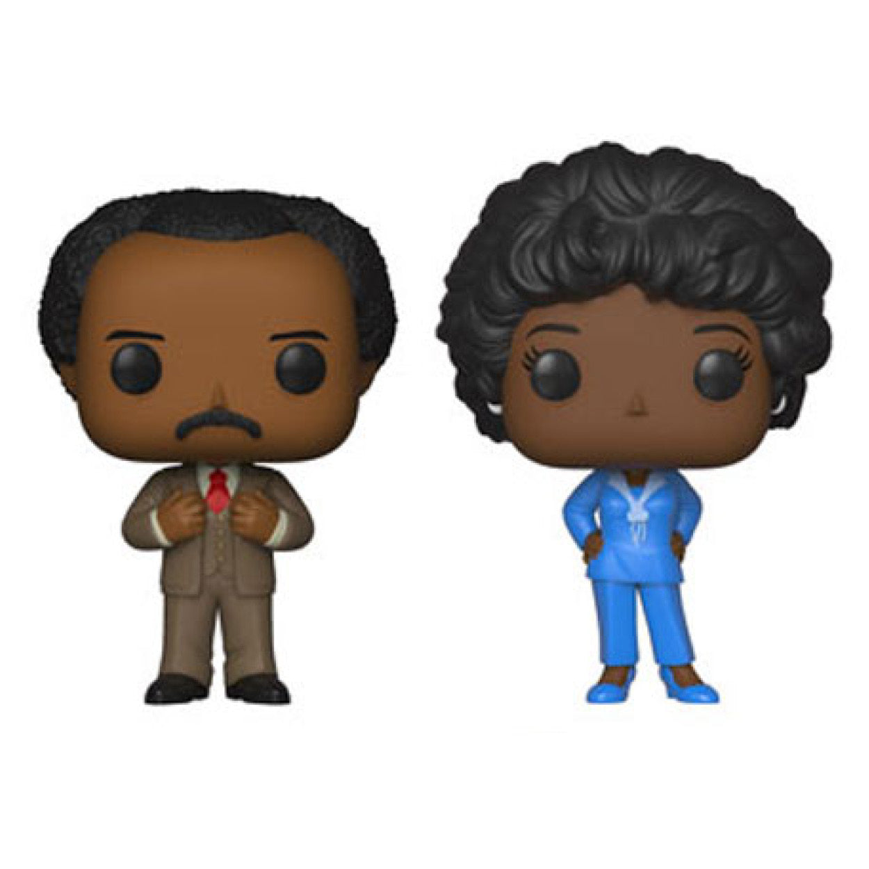 The Jeffersons - George And Louise US Exclusive Pop! Vinyl 2-pack