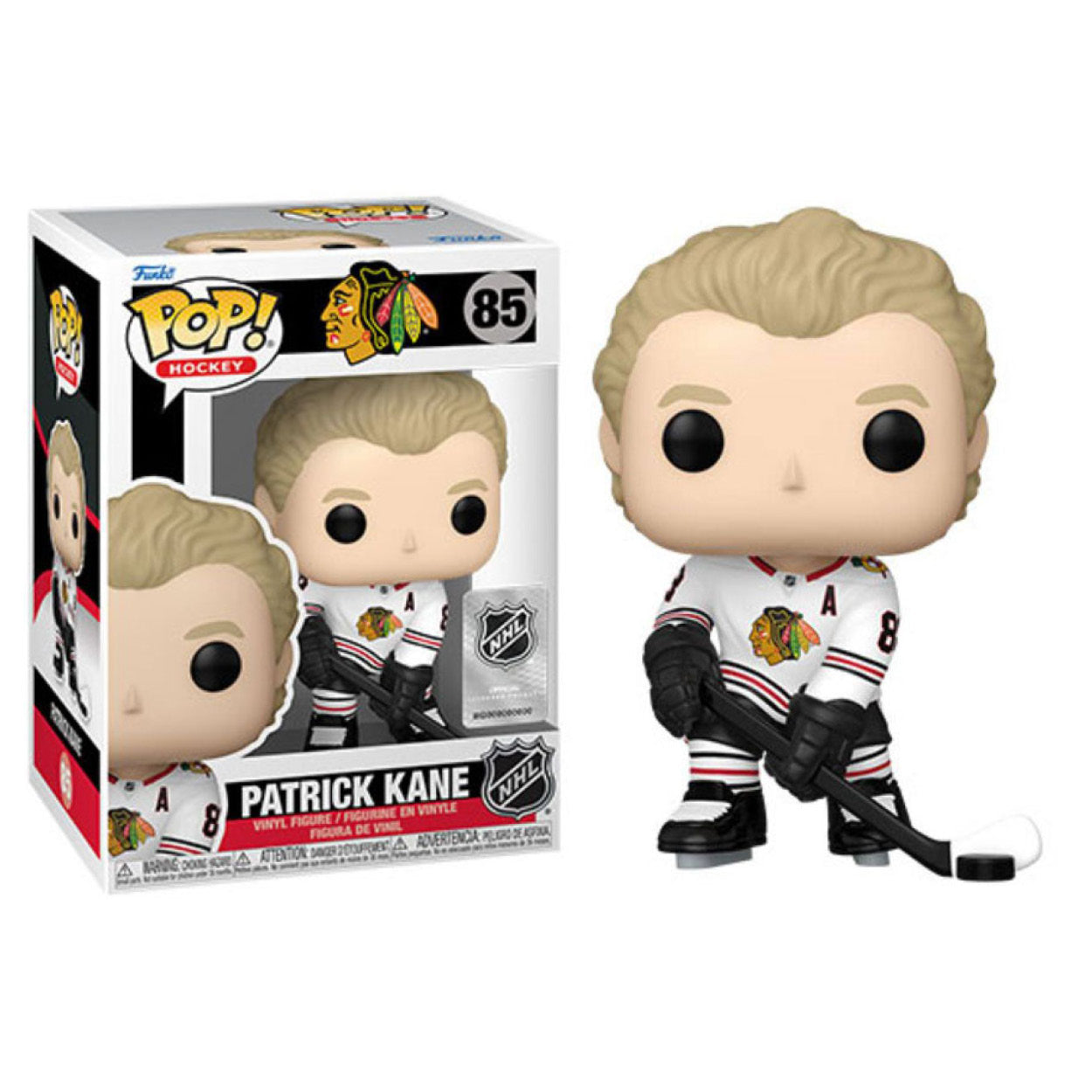 NHL: Blackhawks - Patrick Kane (Road Jersey) Pop! Vinyl