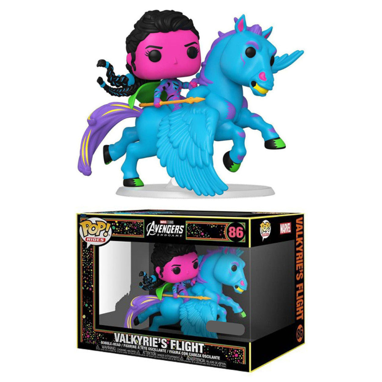 Marvel Comics - Valkyrie Black Light US Exclusive Pop! Ride