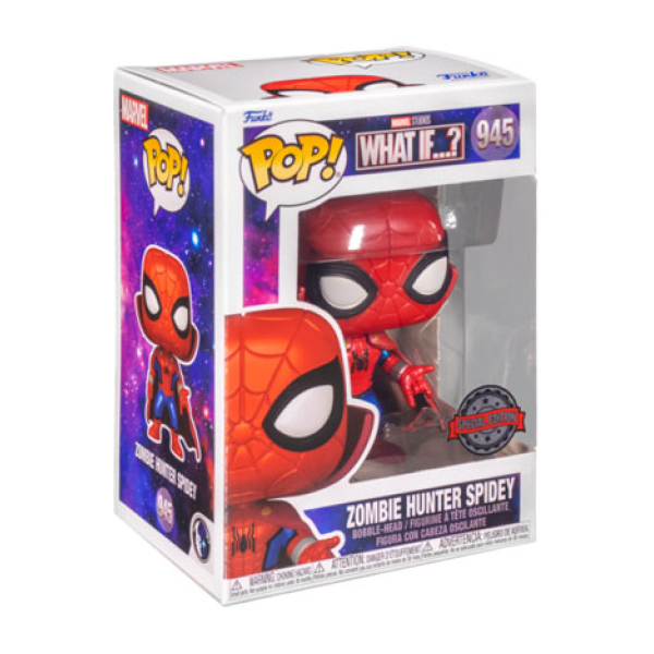 What If - Spider-Man Zombie Hunter Metallic US Exclusive Pop! Vinyl