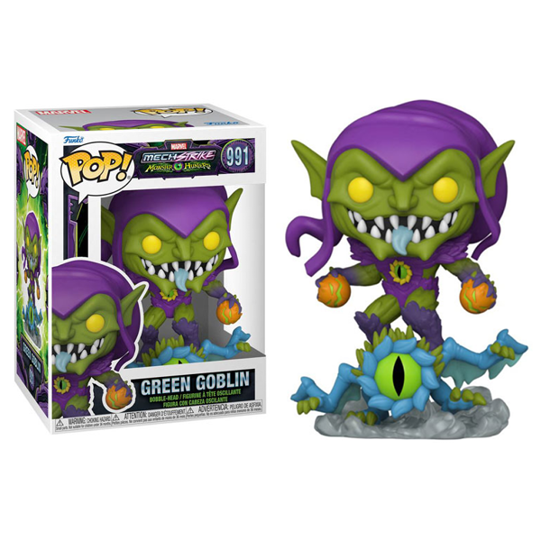 Marvel Mech Strike Monster Hunters - Green Goblin Glow US Exclusive Pop! Vinyl