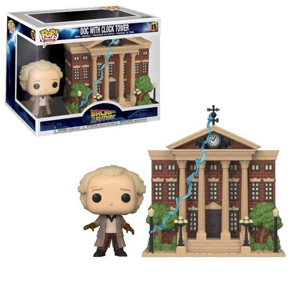 Back to the Future - Doc with Clock Tower Pop! Town