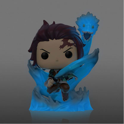 Demon Slayer - Tanjiro with Dragon US Exclusive Glow Translucent Pop! Vinyl