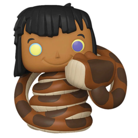 Jungle Book - Mowgli with Kaa US Exclusive Pop! Vinyl