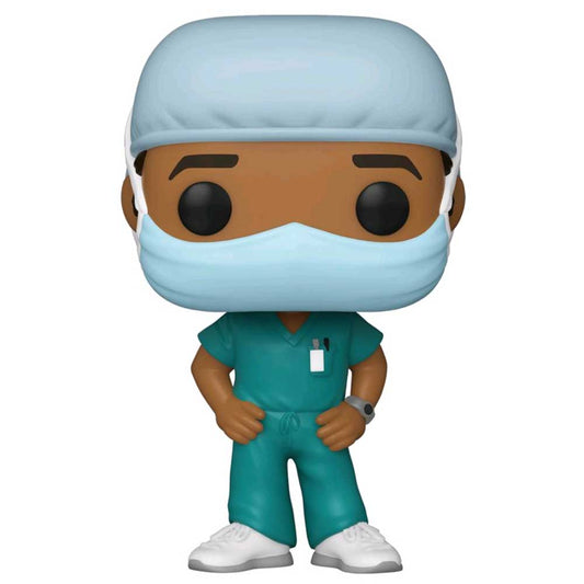 Pop! Heroes - Front Line Worker Male #2 Green Pop! Vinyl