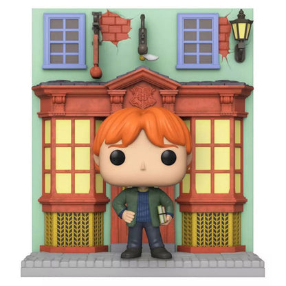 Harry Potter - Quality Quidditch Supplies with Ron Diagon Alley US Exclusive Pop! Deluxe