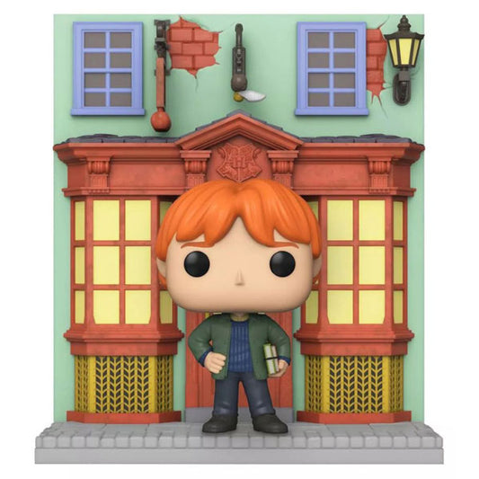 Harry Potter - Quality Quidditch Supplies with Ron Diagon Alley US Exclusive Pop! Deluxe