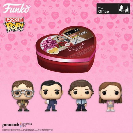 The Office - Valentines Day US Exclusive Pocket Pop! 4-pack