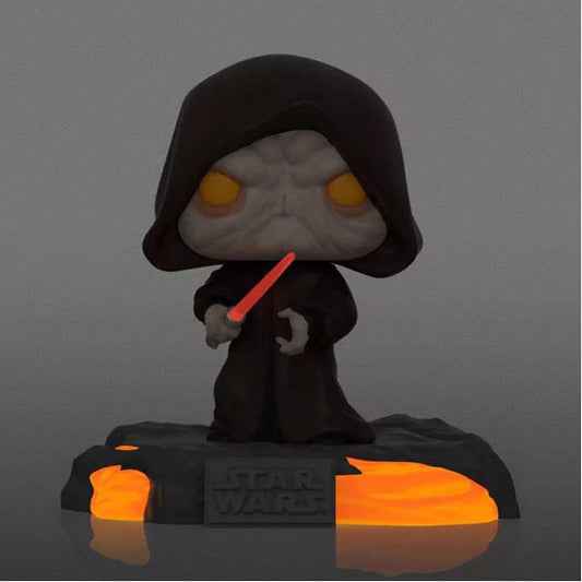 Star Wars - Red Saber Series: Darth Sidious Glow US Exclusive Pop! Deluxe