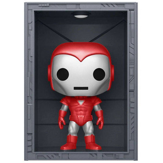 Marvel Comics - Hall of Armor: Iron Man Model 8 Silver Centurian Metallic Pop! Deluxe