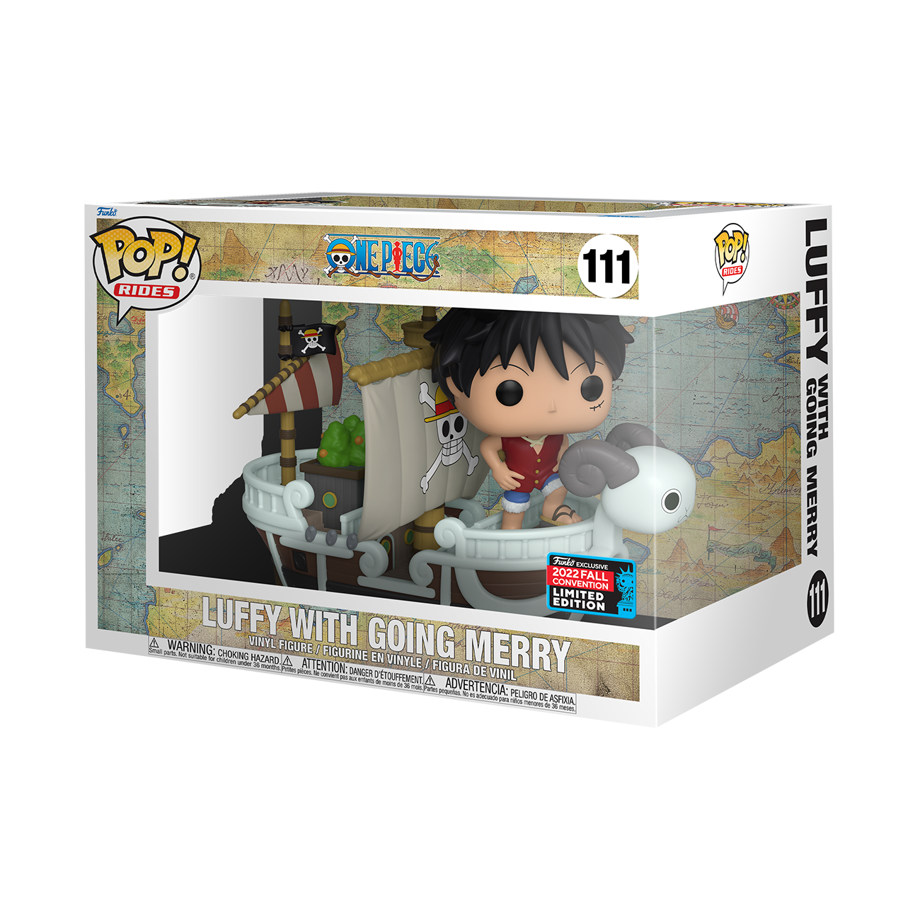 NYCC 2022 One Piece - Luffy with Going Merry US Exclusive Pop! Ride