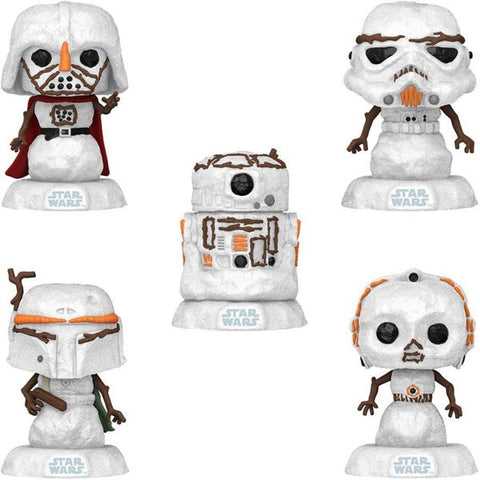 Image of Star Wars - Snowman US Exclusive Pop! Vinyl 5-Pack