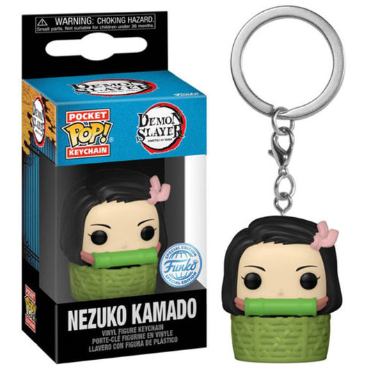 Demon Slayer - Nezuko in Basket US Exclusive Pop! Keychain