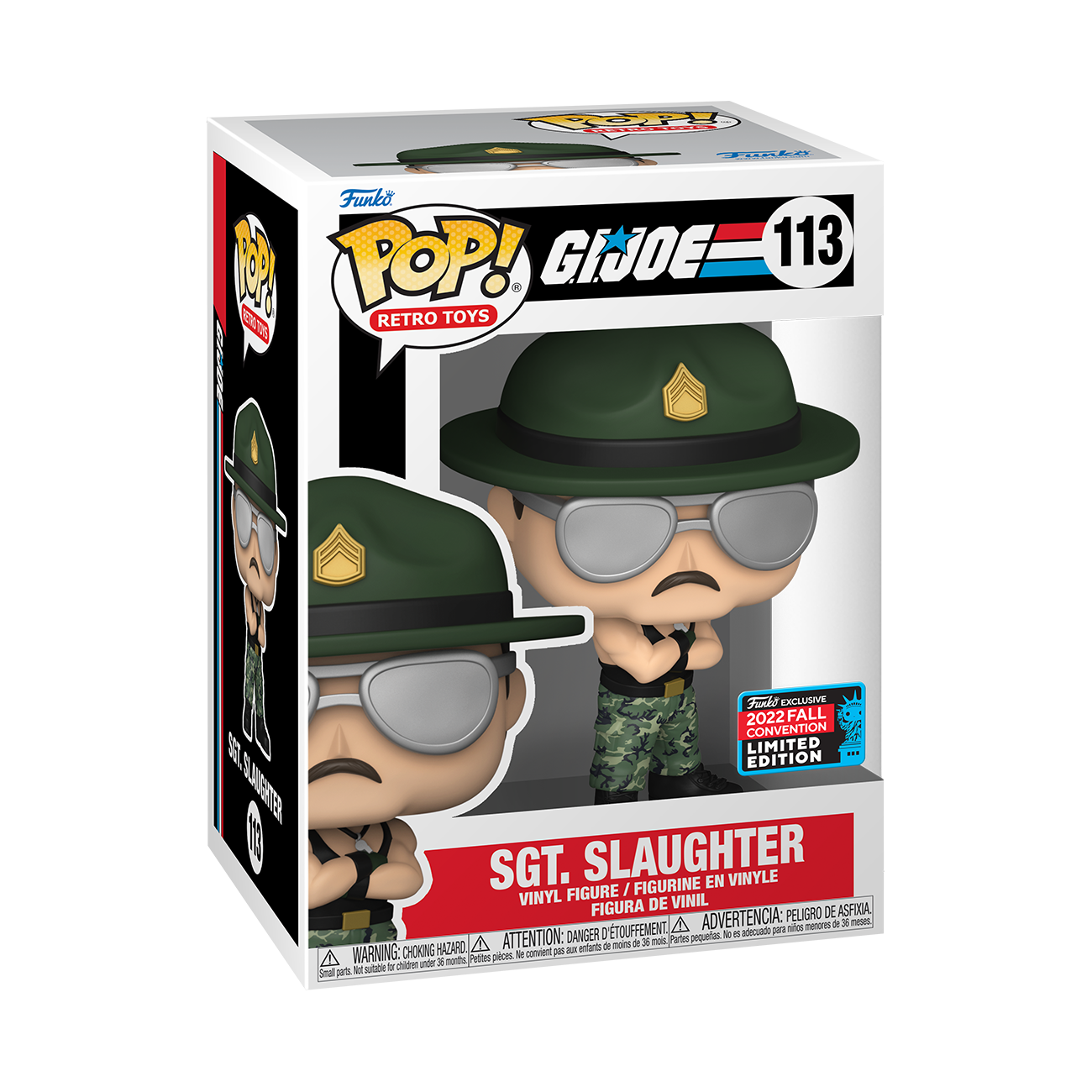 NYCC 2022 - G.I. Joe - Sergeant Slaughter US Exclusive Pop! Vinyl