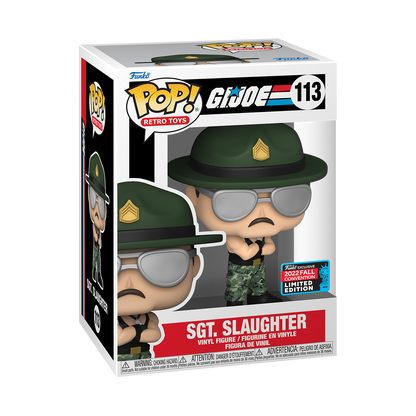 NYCC 2022 - G.I. Joe - Sergeant Slaughter US Exclusive Pop! Vinyl