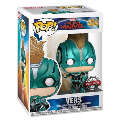 Captain Marvel - Vers Masked US Exclusive Pop! Vinyl