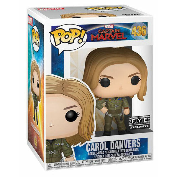 Captain Marvel - Carol Danvers Flight Suit US Exclusive Pop! Vinyl