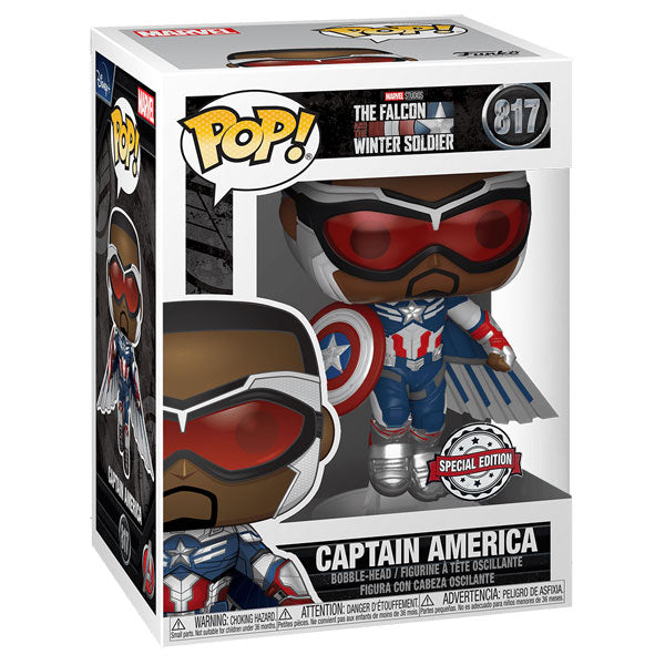 The Falcon and the Winter Soldier - Captain America Flying US Exclusive Pop! Vinyl