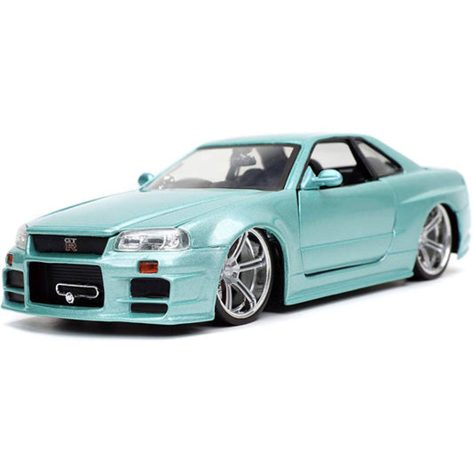 Fast And Furious - 2002 Nissan Skyline GT-R (R34) 1:24 Scale