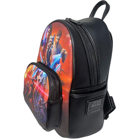 Image of Loungefly - Star Wars: The Clone Wars - Lightsaber Glow US Exclusive Mini Backpack