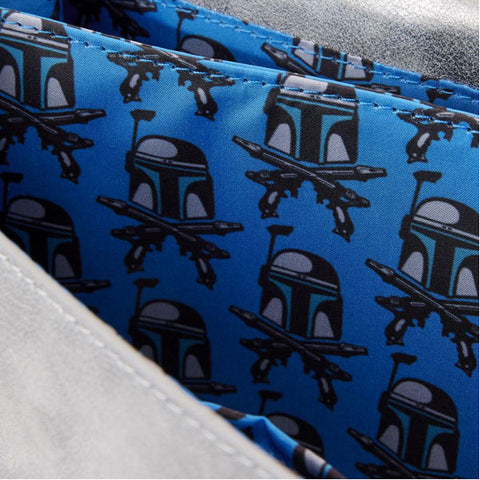 Image of Loungefly - Star Wars - Jango Fett Chain Strap Crossbody