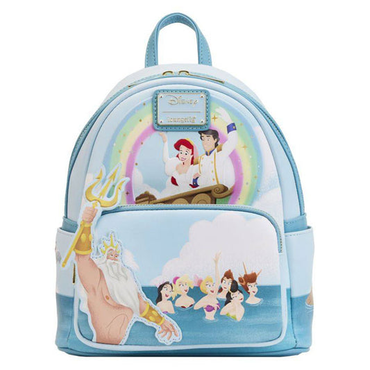 Loungefly - The Little Mermaid (1989) - Triton's Gift Mini Backpack