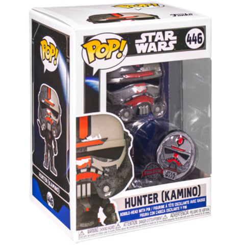 Image of Star Wars: Across the Galaxy - Hunter US Exclusive Pop! Vinyl with Pin