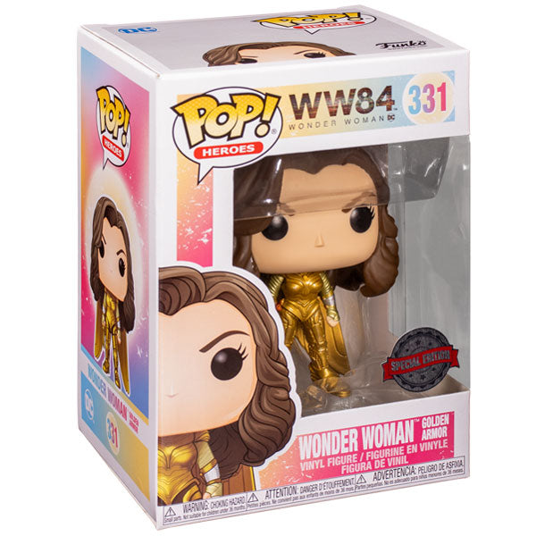 Wonder Woman: 1984 - Wonder Woman Gold No Helmet US Exclusive Pop! Vinyl