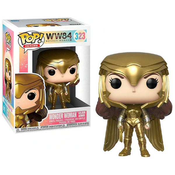 Wonder Woman: 1984 - Wonder Woman Power Pose Gold Chrome US Exclusive Pop! Vinyl