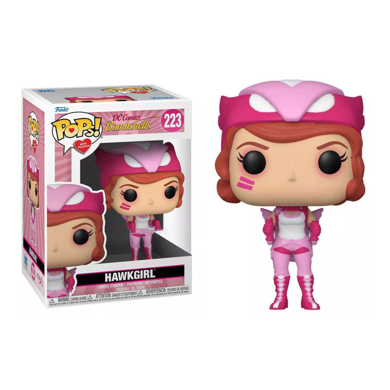 DC Comics Bombshells - Hawkgirl Breast Cancer Awareness US Exclusive Pop! Vinyl